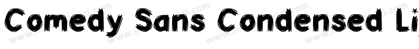 Comedy Sans Condensed Light字体转换